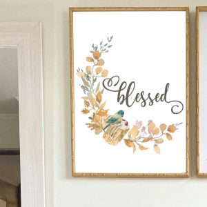 blessed 8 x 10 in. printable wall art