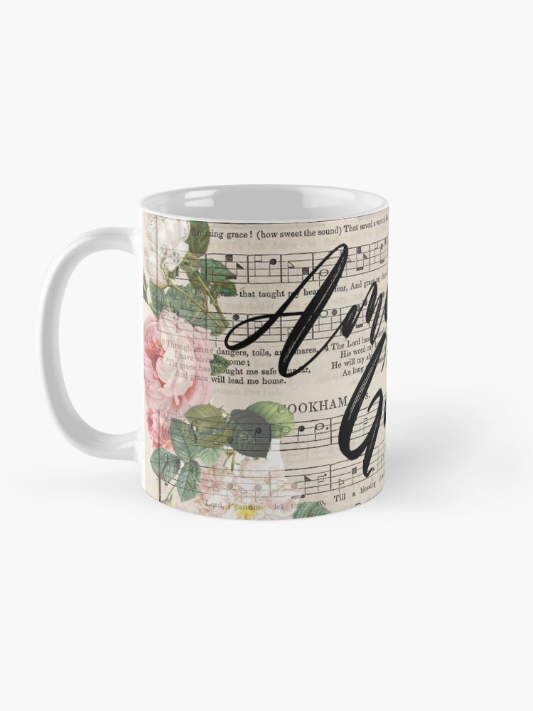 amazing grace original music sheet coffee mug amazing grace original music sheet coffee mug