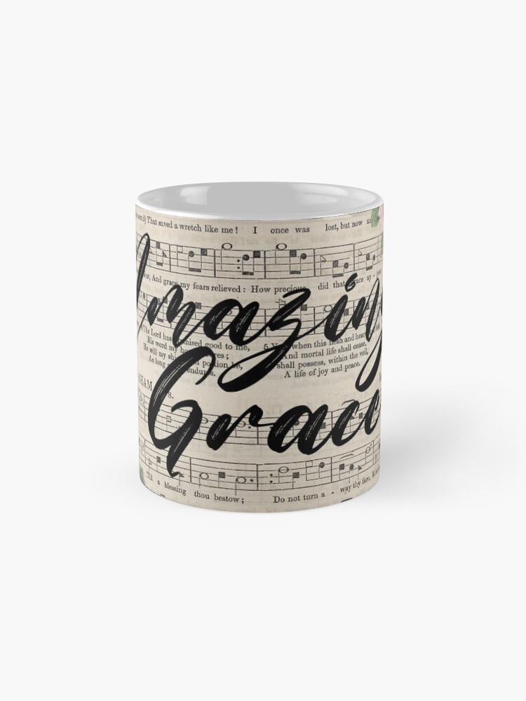 amazing grace original music sheet coffee mug amazing grace original music sheet coffee mug