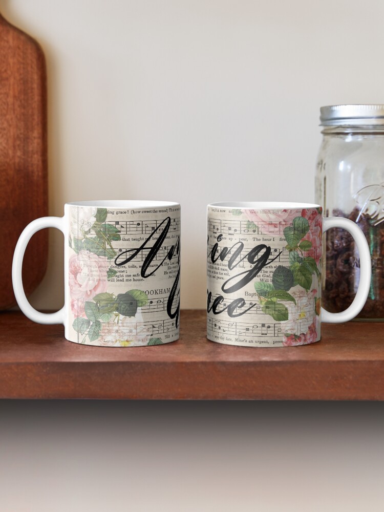 amazing grace original music sheet coffee mug amazing grace original music sheet coffee mug