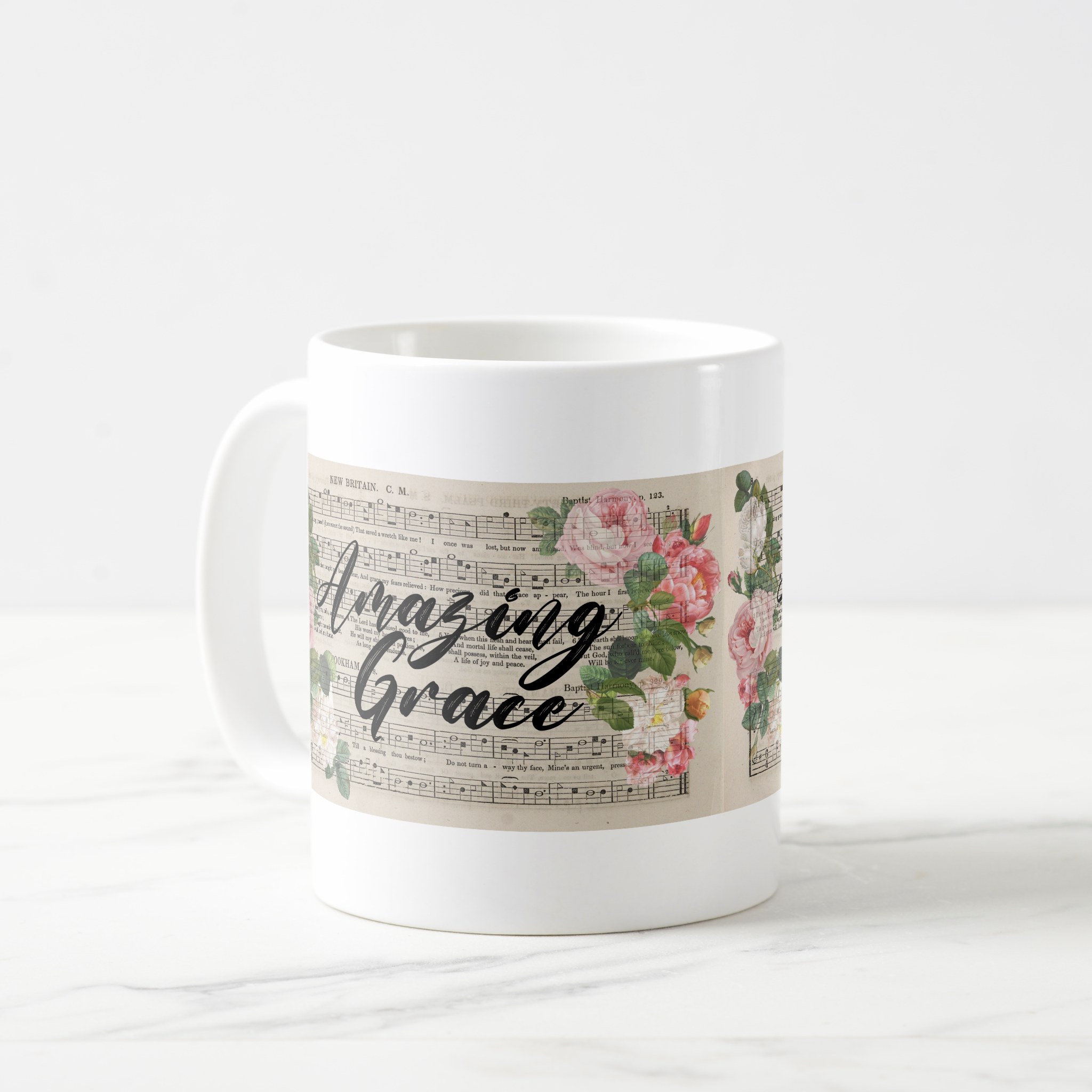 amazing grace original music sheet coffee mug amazing grace original music sheet coffee mug