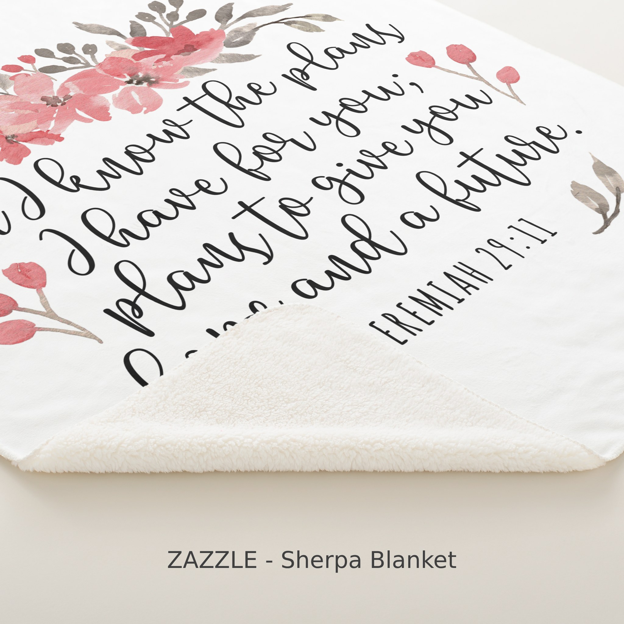 jeremiah 29:11 for i know the plans floral blankets jeremiah 29:11 for i know the plans floral blankets