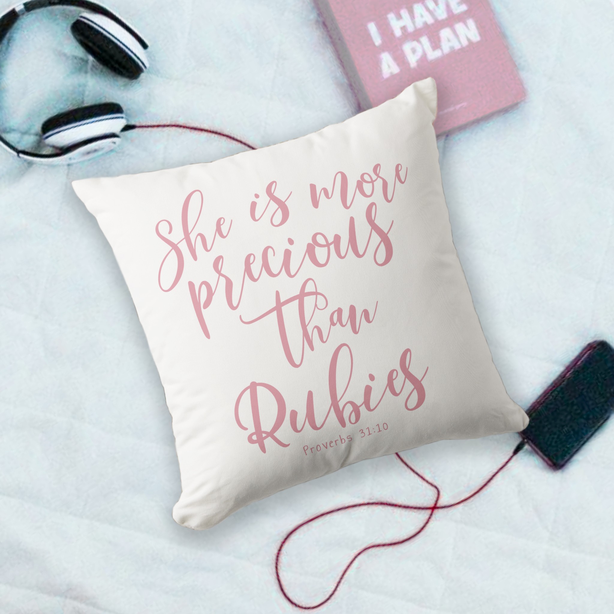 proverbs 31:10 she is more precious than rubies throw pillow proverbs 31:10 she is more precious than rubies throw pillow