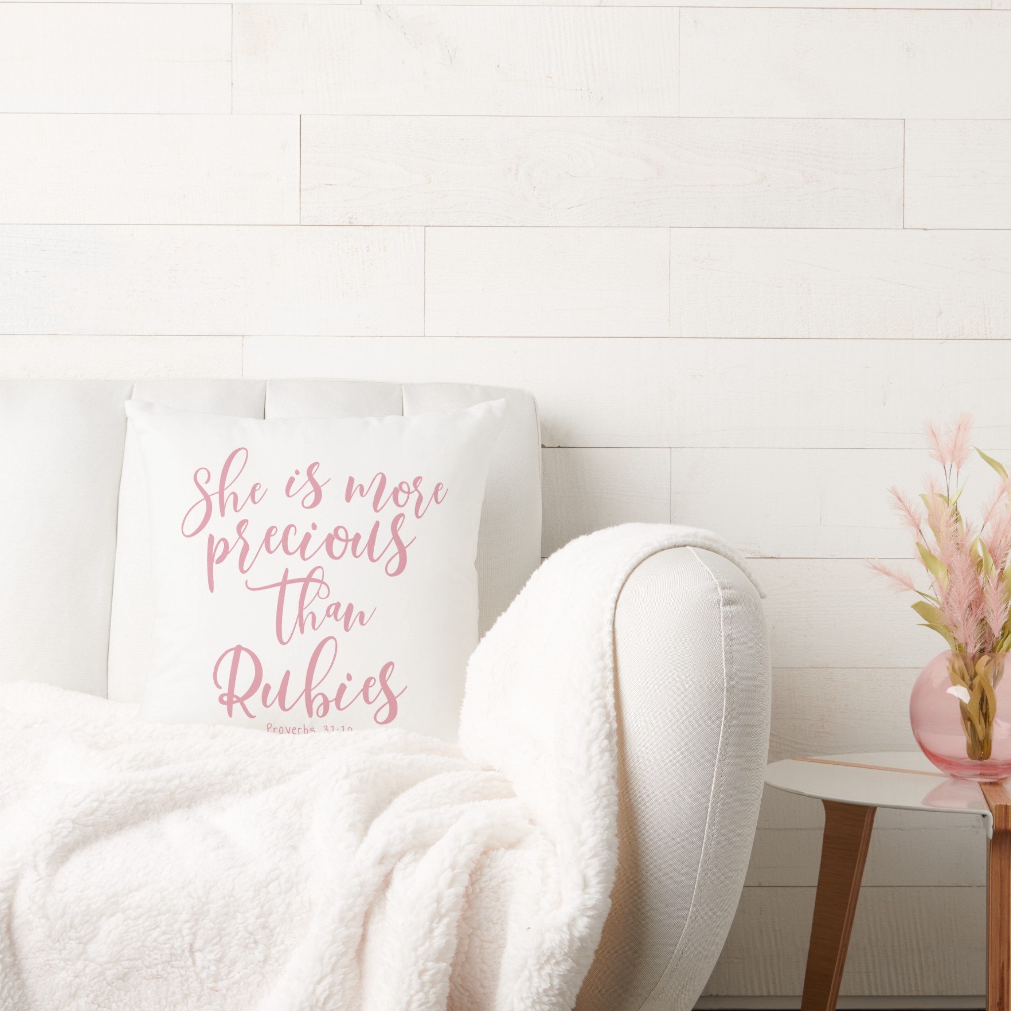 proverbs 31:10 she is more precious than rubies throw pillow proverbs 31:10 she is more precious than rubies throw pillow