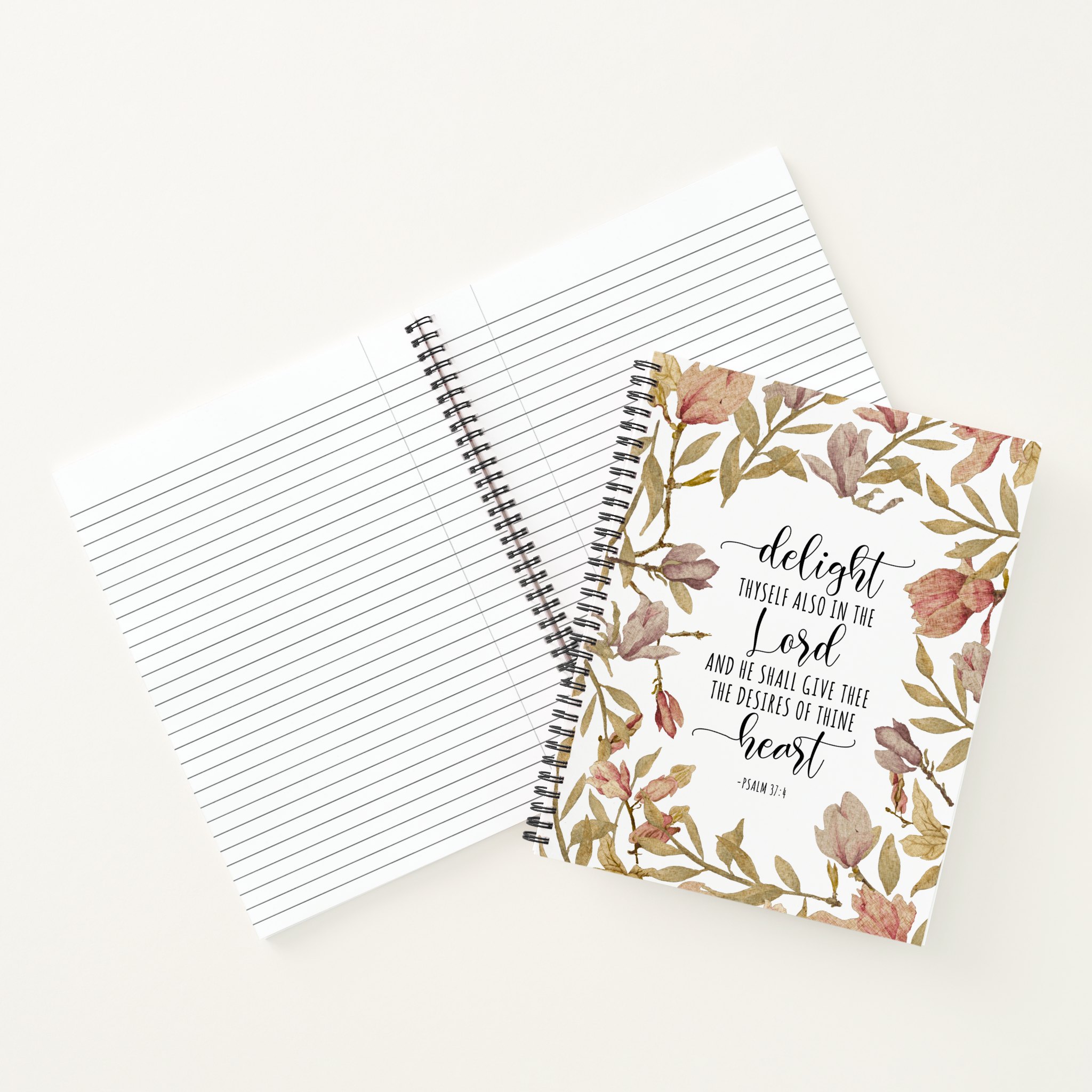 psalm 37:4 delight thyself also in the lord notebook psalm 37:4 delight thyself also in the lord notebook