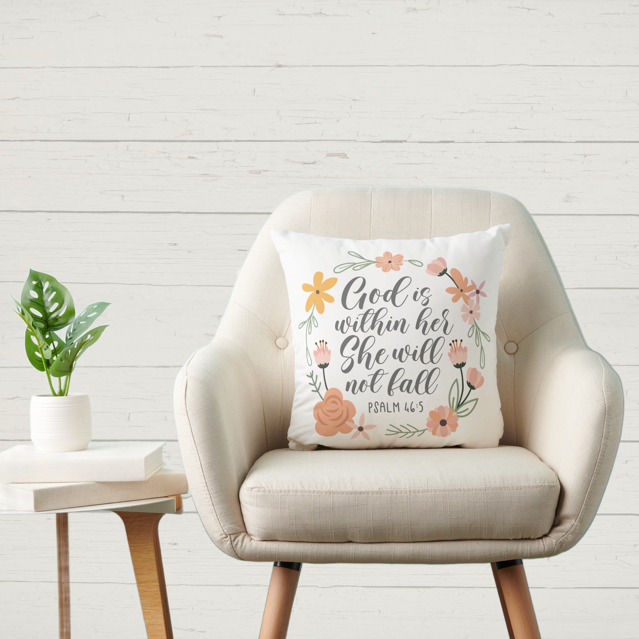 psalm 46:5 god is within her she will not fall throw pillow psalm 46:5 god is within her she will not fall throw pillow