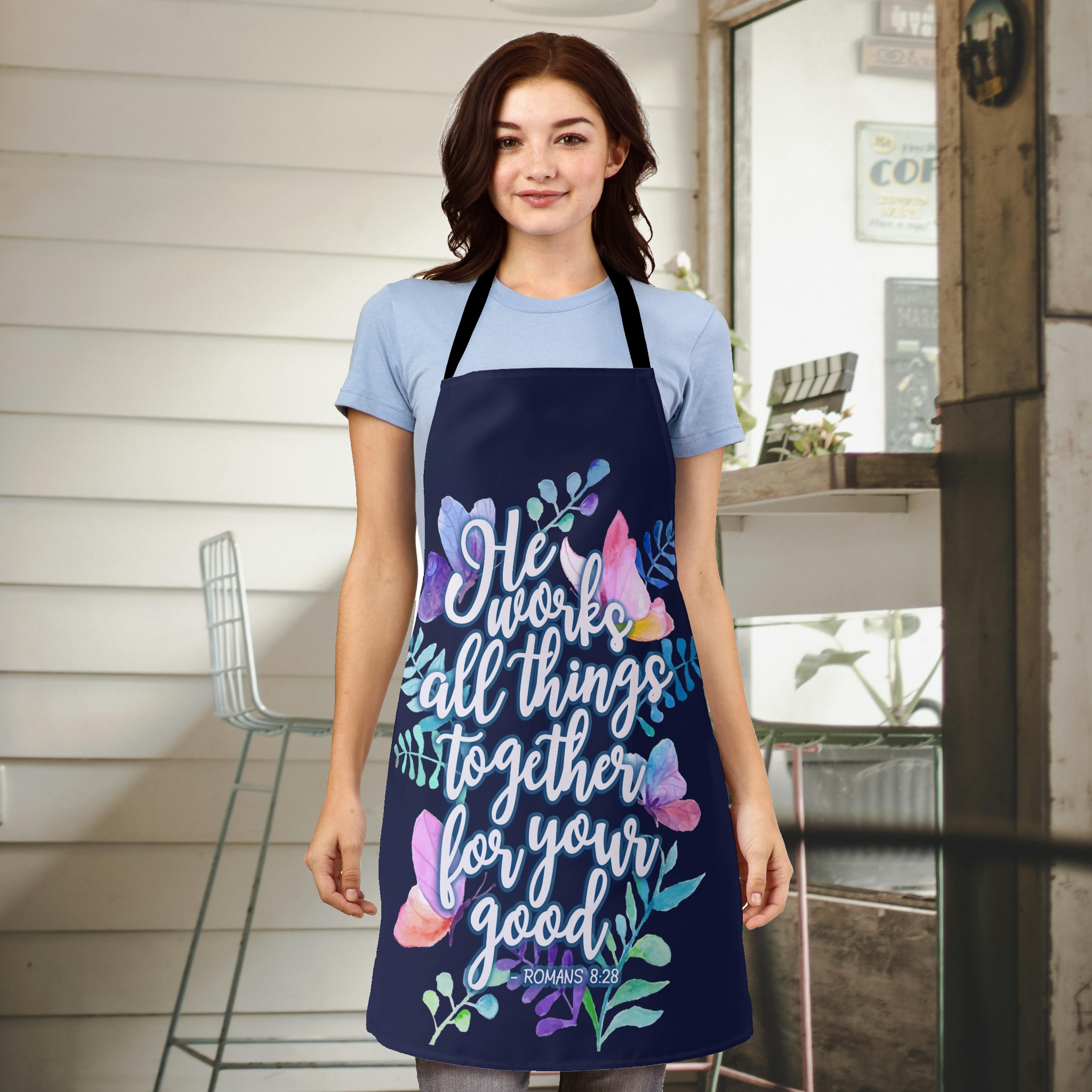 romans 8:28 he works all things together for your good apron romans 8:28 he works all things together for your good apron